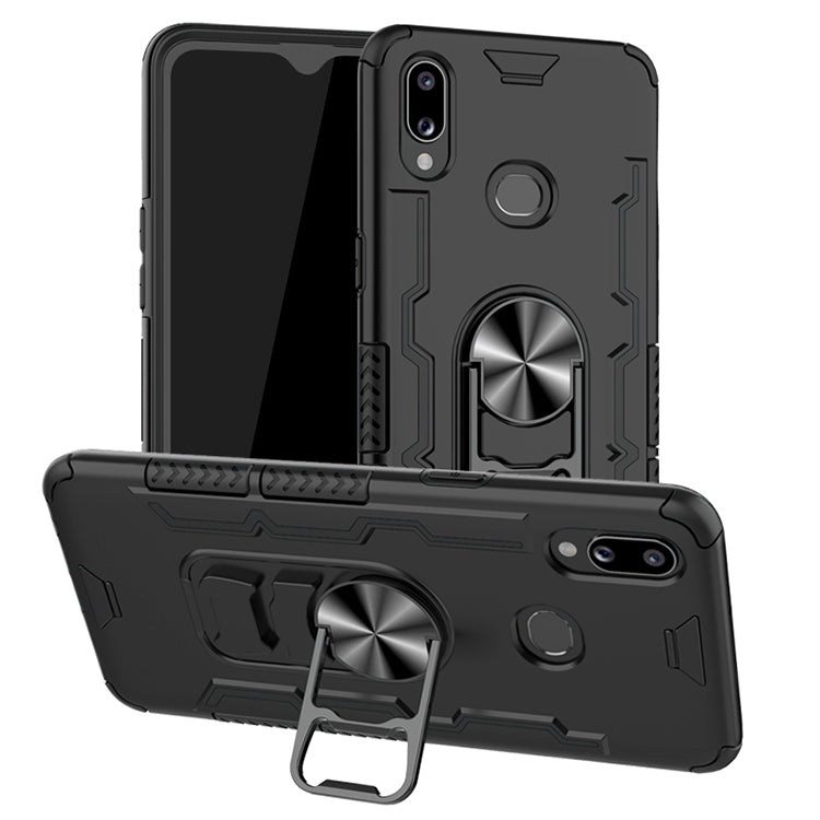 For Galaxy A10s Shockproof PC + TPU Protective Case with Beer Opener & Car Holder