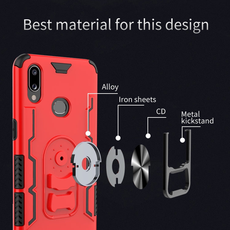 For Galaxy A10s Shockproof PC + TPU Protective Case with Beer Opener & Car Holder