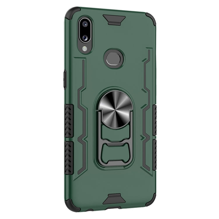 For Galaxy A10s Shockproof PC + TPU Protective Case with Beer Opener & Car Holder