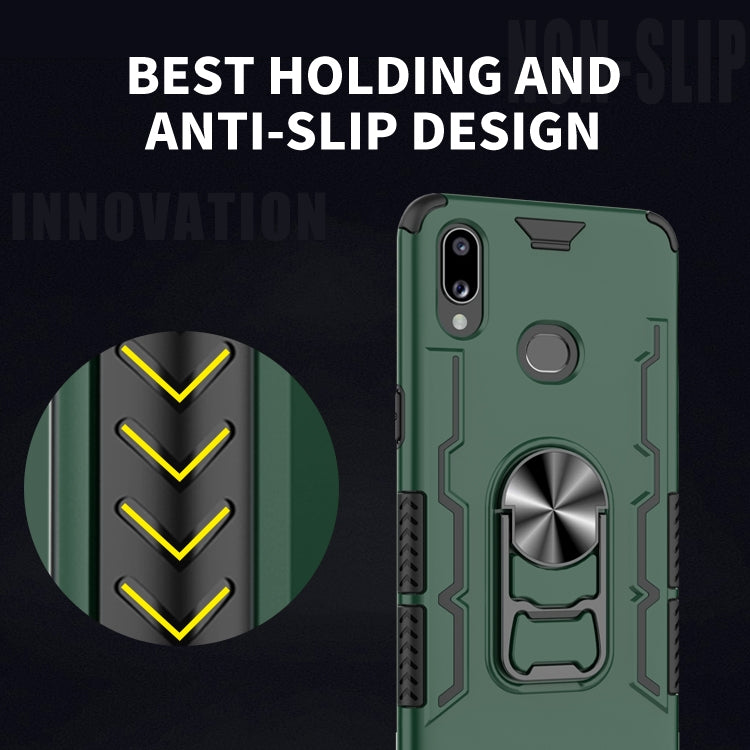 For Galaxy A10s Shockproof PC + TPU Protective Case with Beer Opener & Car Holder