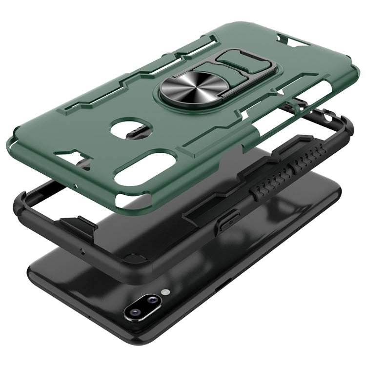 For Galaxy A10s Shockproof PC + TPU Protective Case with Beer Opener & Car Holder