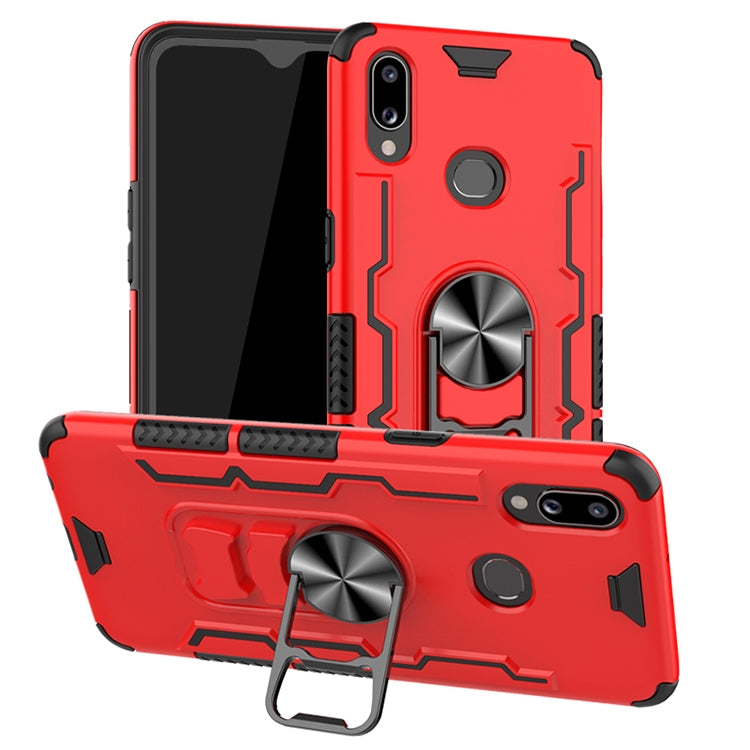 For Galaxy A10s Shockproof PC + TPU Protective Case with Beer Opener & Car Holder