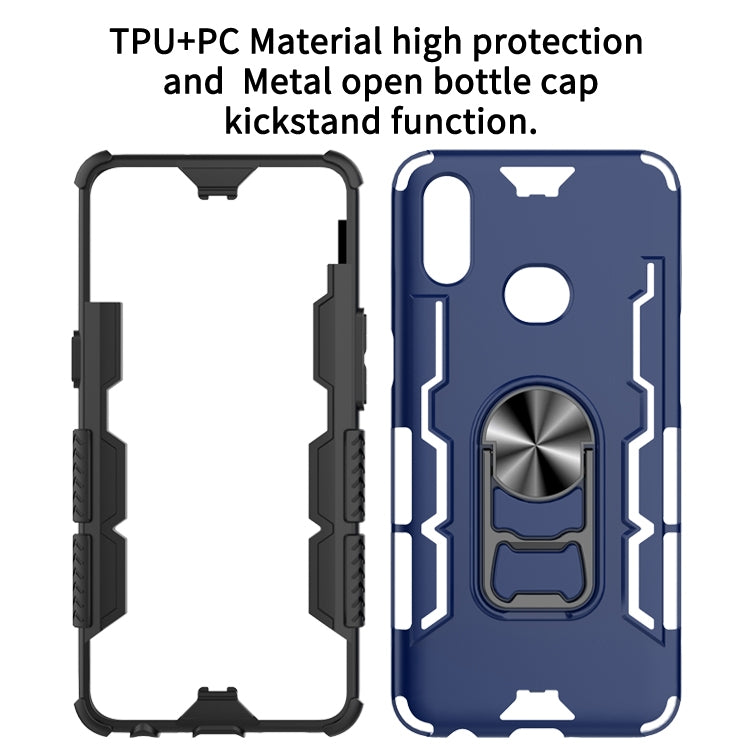 For Galaxy A10s Shockproof PC + TPU Protective Case with Beer Opener & Car Holder