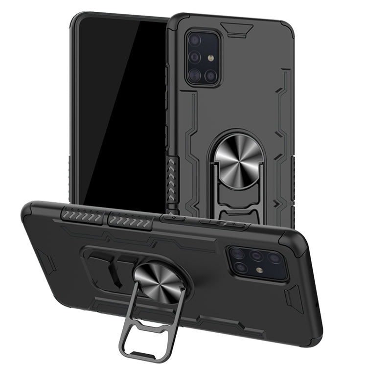For Galaxy A51 Shockproof PC + TPU Protective Case with Beer Opener & Car Holder
