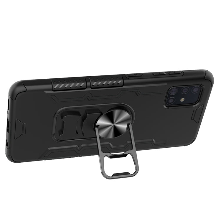 For Galaxy A51 Shockproof PC + TPU Protective Case with Beer Opener & Car Holder