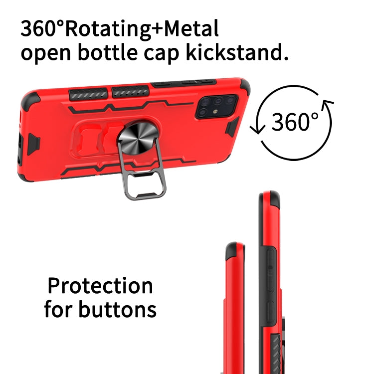 For Galaxy A51 Shockproof PC + TPU Protective Case with Beer Opener & Car Holder