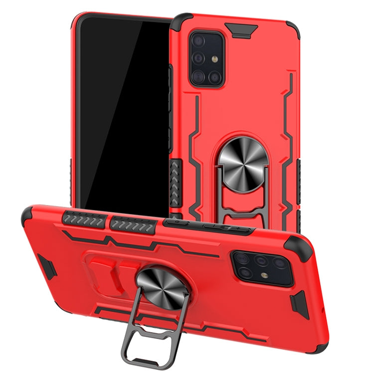 For Galaxy A51 Shockproof PC + TPU Protective Case with Beer Opener & Car Holder