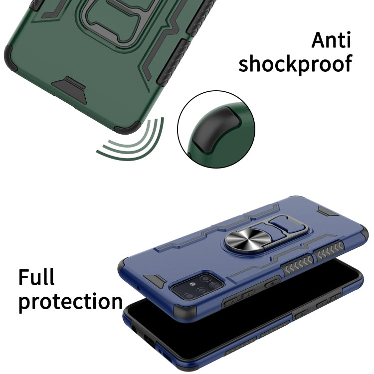 For Galaxy A51 Shockproof PC + TPU Protective Case with Beer Opener & Car Holder