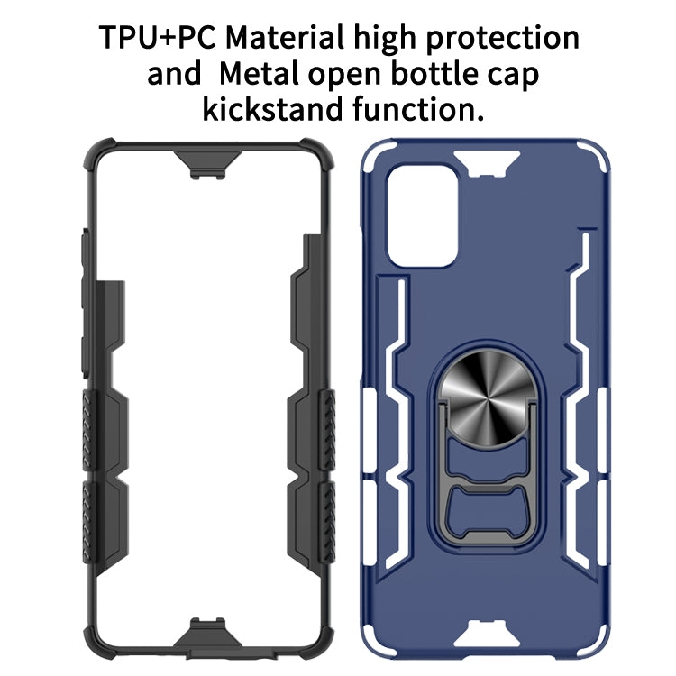 For Galaxy A51 Shockproof PC + TPU Protective Case with Beer Opener & Car Holder