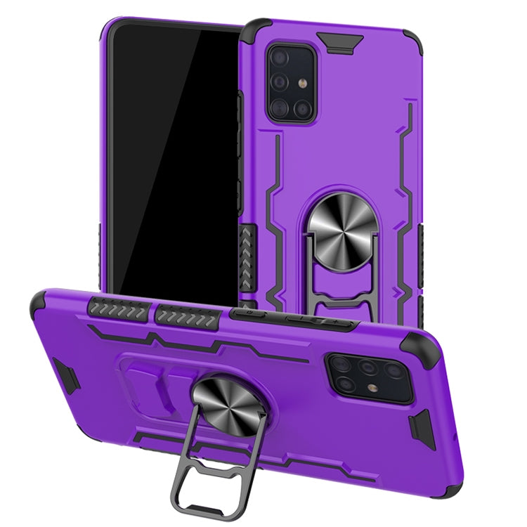 For Galaxy A51 Shockproof PC + TPU Protective Case with Beer Opener & Car Holder