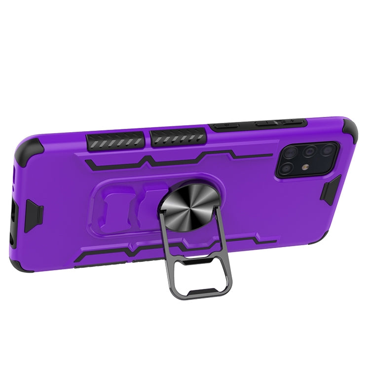 For Galaxy A51 Shockproof PC + TPU Protective Case with Beer Opener & Car Holder