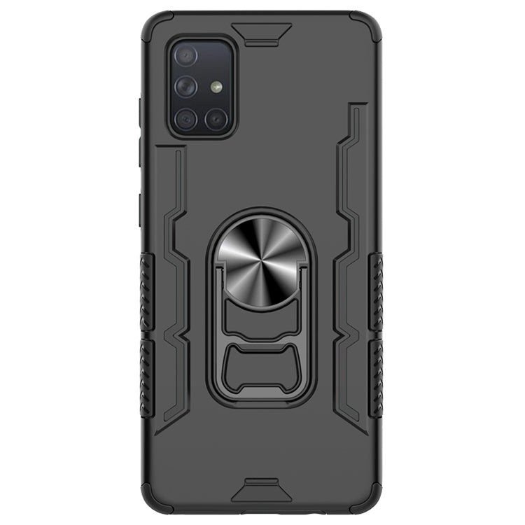 For Galaxy A71 Shockproof PC + TPU Protective Case with Beer Opener & Car Holder