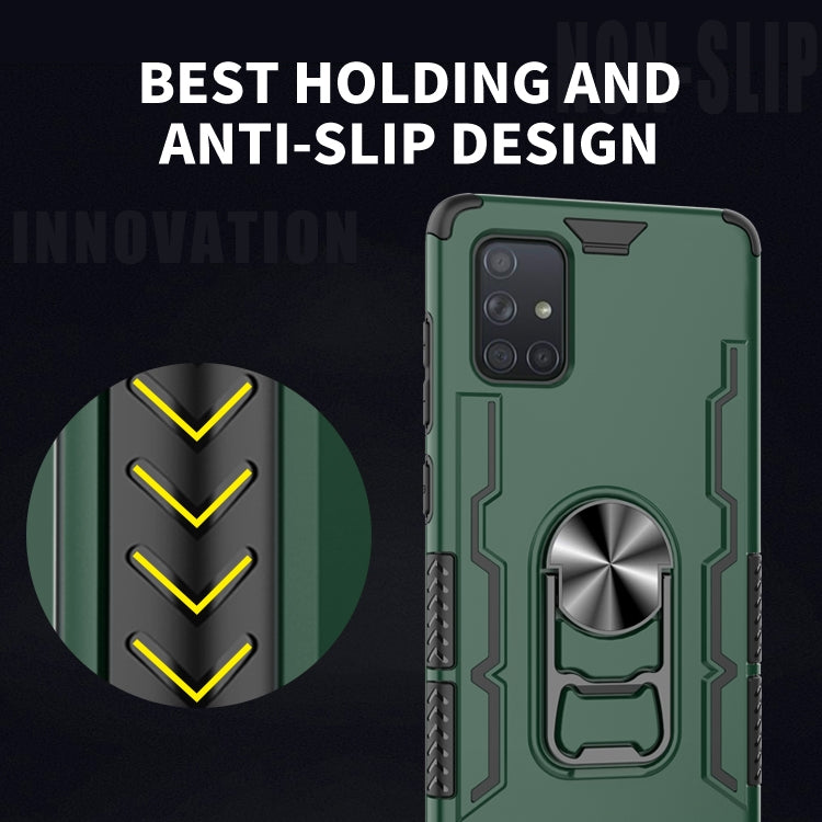 For Galaxy A71 Shockproof PC + TPU Protective Case with Beer Opener & Car Holder
