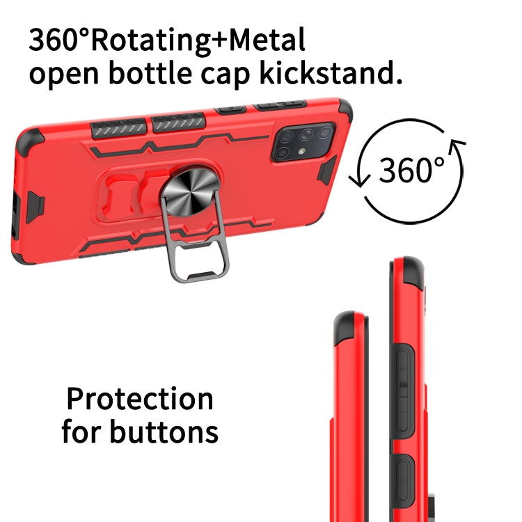 For Galaxy A71 Shockproof PC + TPU Protective Case with Beer Opener & Car Holder