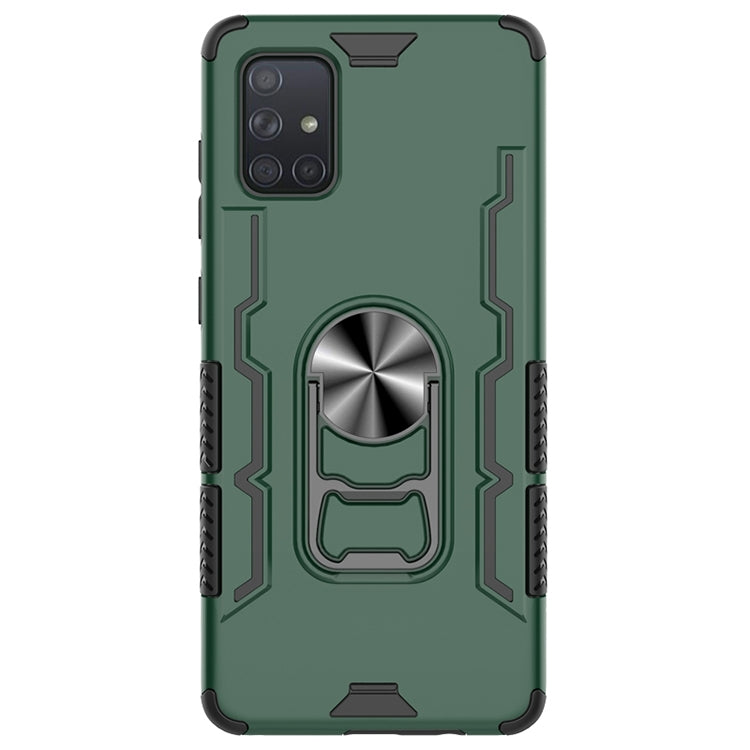 For Galaxy A71 Shockproof PC + TPU Protective Case with Beer Opener & Car Holder