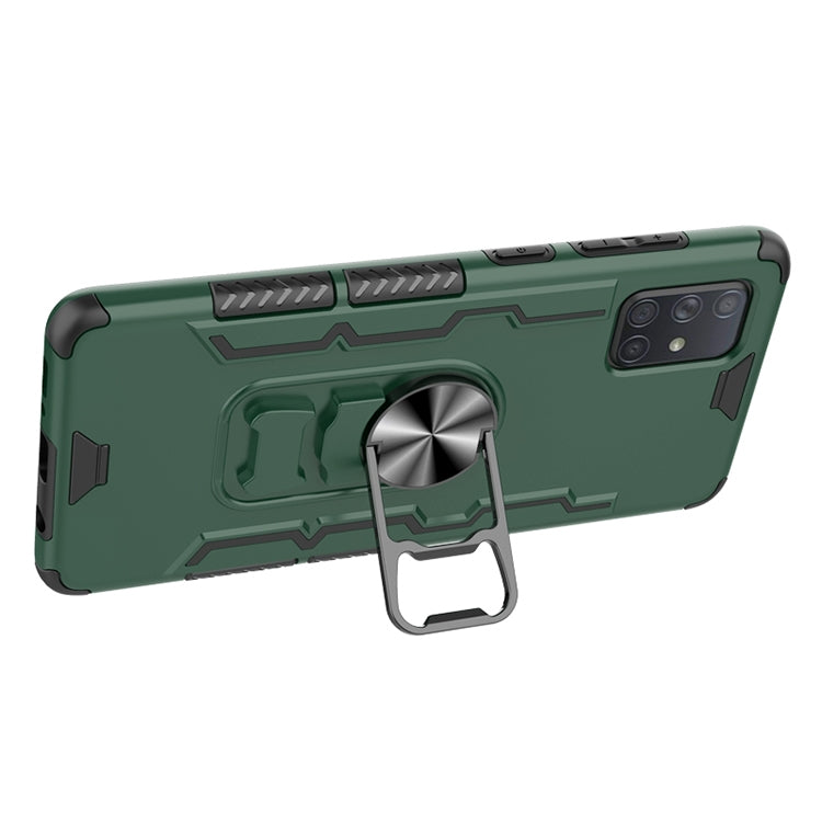 For Galaxy A71 Shockproof PC + TPU Protective Case with Beer Opener & Car Holder