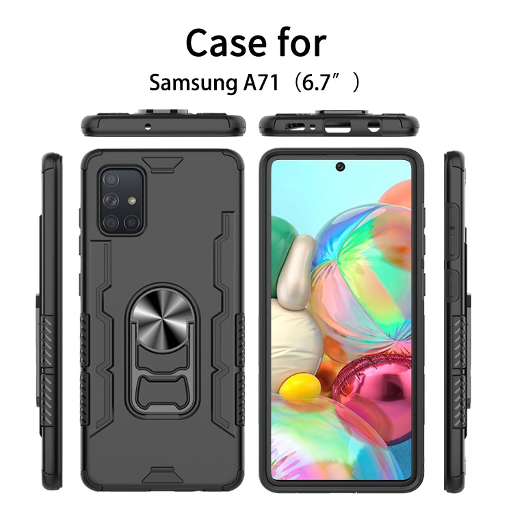 For Galaxy A71 Shockproof PC + TPU Protective Case with Beer Opener & Car Holder
