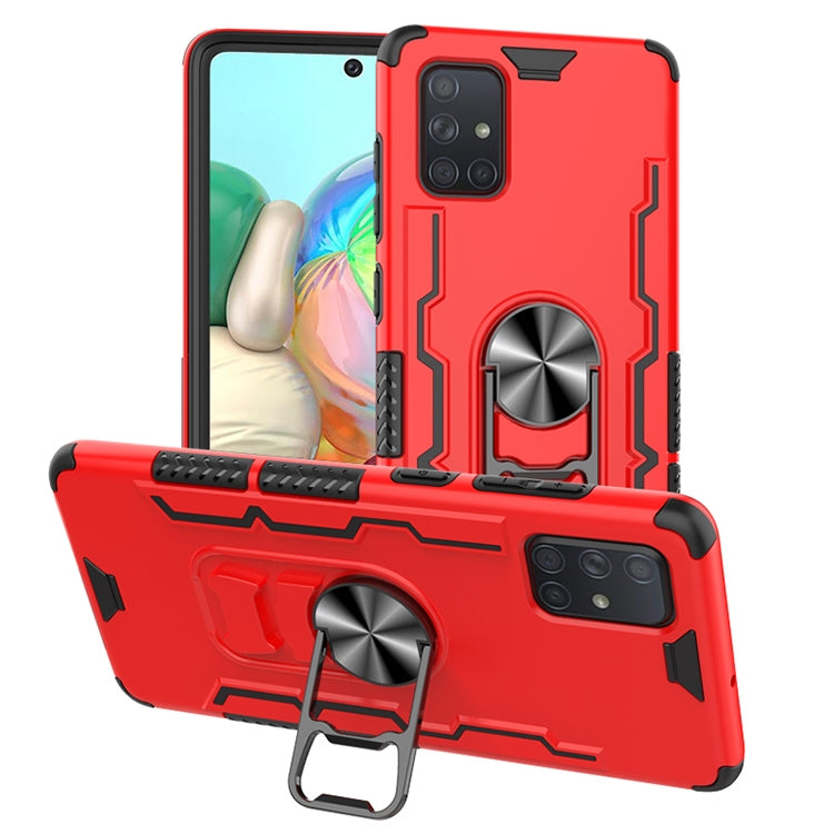 For Galaxy A71 Shockproof PC + TPU Protective Case with Beer Opener & Car Holder
