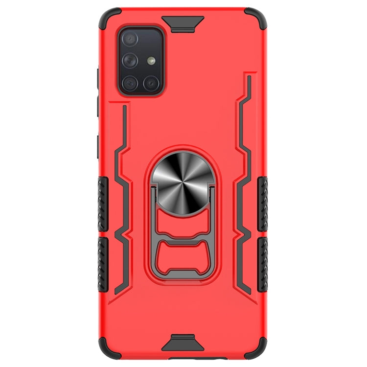 For Galaxy A71 Shockproof PC + TPU Protective Case with Beer Opener & Car Holder