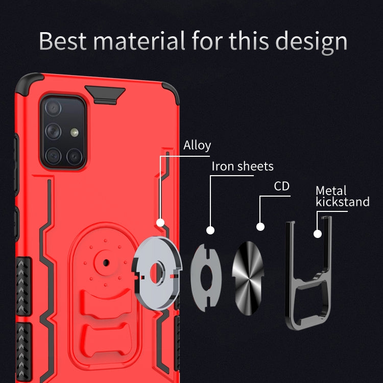 For Galaxy A71 Shockproof PC + TPU Protective Case with Beer Opener & Car Holder