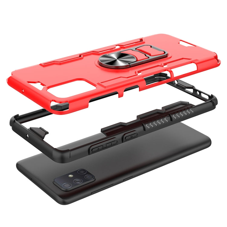 For Galaxy A71 Shockproof PC + TPU Protective Case with Beer Opener & Car Holder