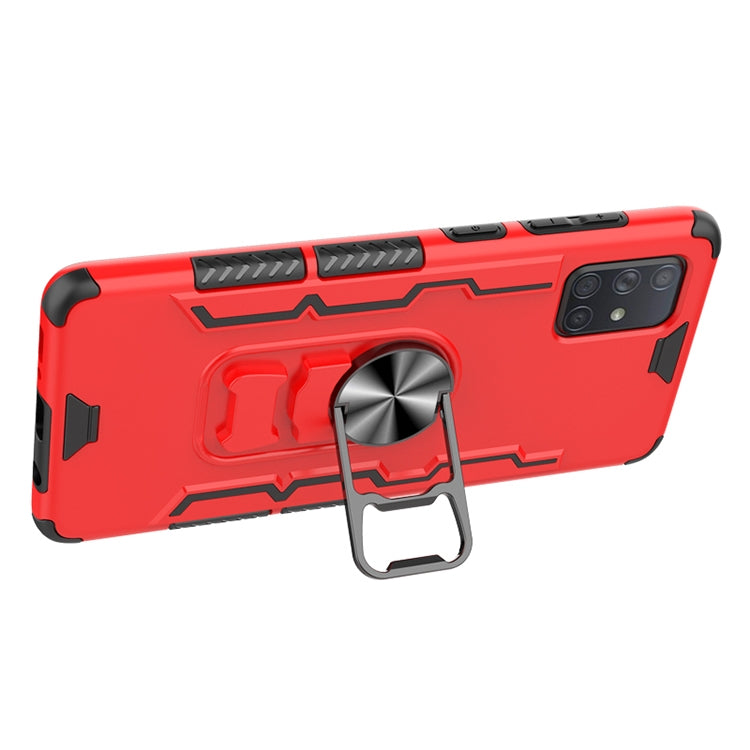For Galaxy A71 Shockproof PC + TPU Protective Case with Beer Opener & Car Holder