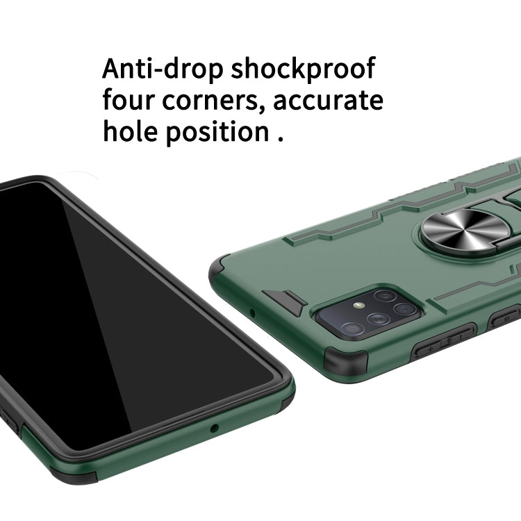 For Galaxy A71 Shockproof PC + TPU Protective Case with Beer Opener & Car Holder