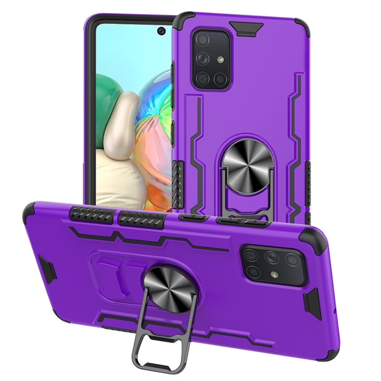For Galaxy A71 Shockproof PC + TPU Protective Case with Beer Opener & Car Holder