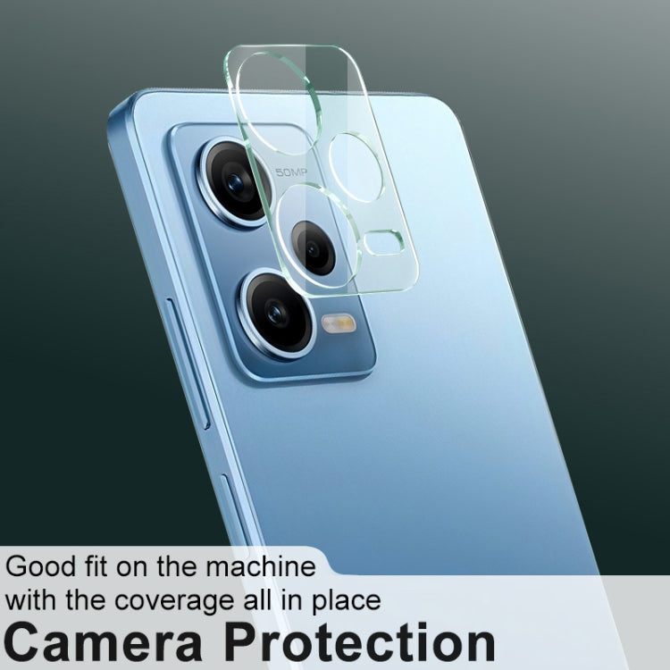 For Xiaomi Redmi Note 12 Pro 5G China/Indian imak Integrated Rear Camera Lens Tempered Glass Film