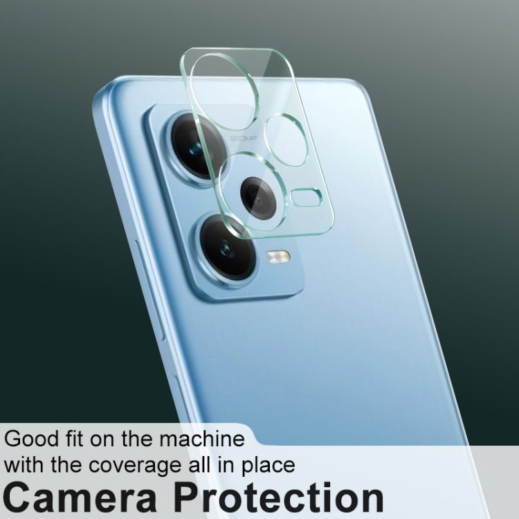 For Xiaomi Redmi Note 12 Pro+ 5G China/Indian imak Integrated Rear Camera Lens Tempered Glass Film