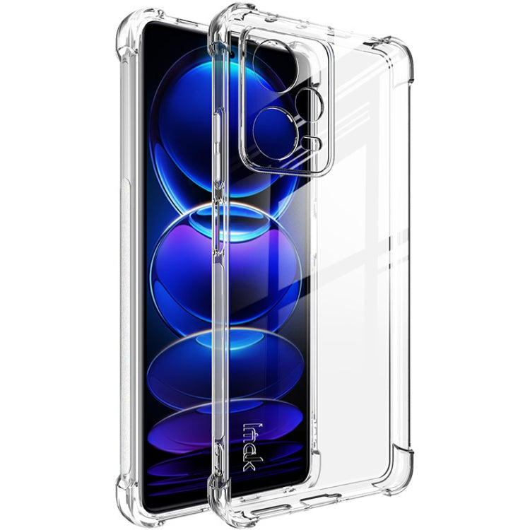 For Xiaomi Redmi Note 12 Pro+ 5G China/Indian imak Shockproof Airbag TPU Phone Case