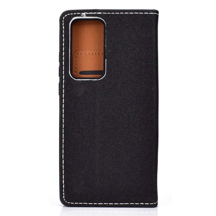 For Huawei P40 Solid Color Frosted Magnetic Horizontal Flip Leather Case with Card Slots & Holder