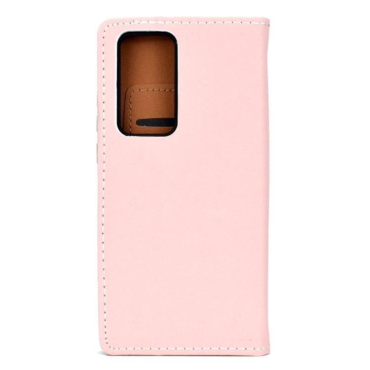For Huawei P40 Pro Solid Color Frosted Magnetic Horizontal Flip Leather Case with Card Slots & Holder