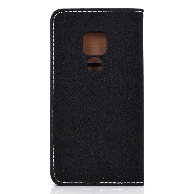 For Huawei Mate 20 Solid Color Frosted Magnetic Horizontal Flip Leather Case with Card Slots & Holder