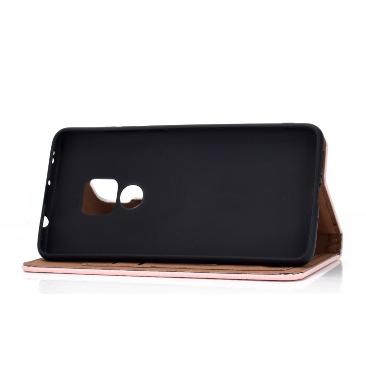 For Huawei Mate 20 Solid Color Frosted Magnetic Horizontal Flip Leather Case with Card Slots & Holder