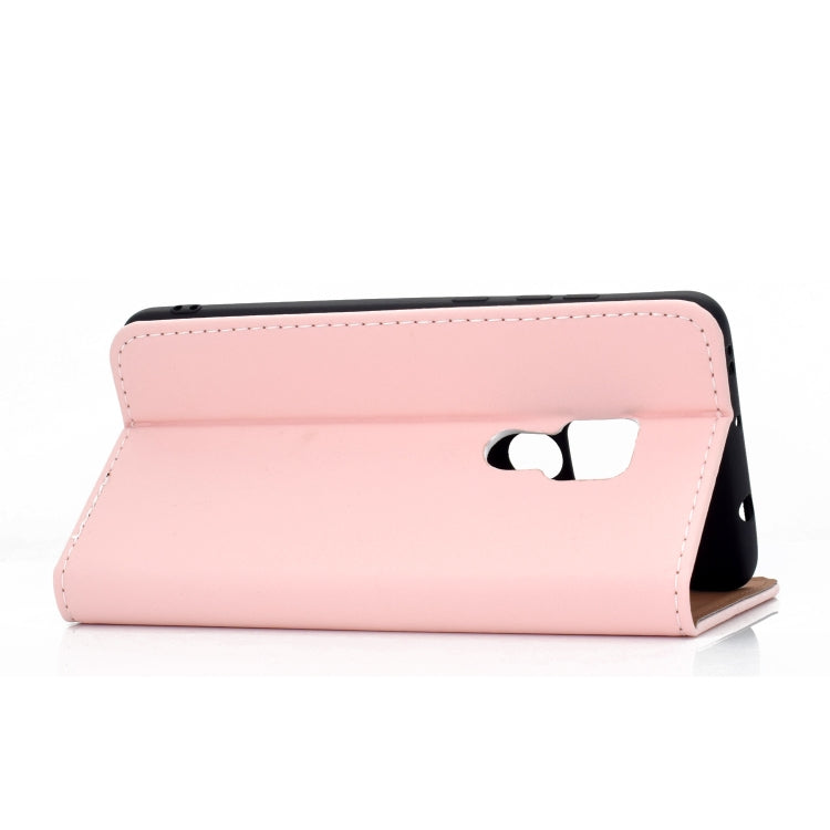 For Huawei Mate 20 Solid Color Frosted Magnetic Horizontal Flip Leather Case with Card Slots & Holder