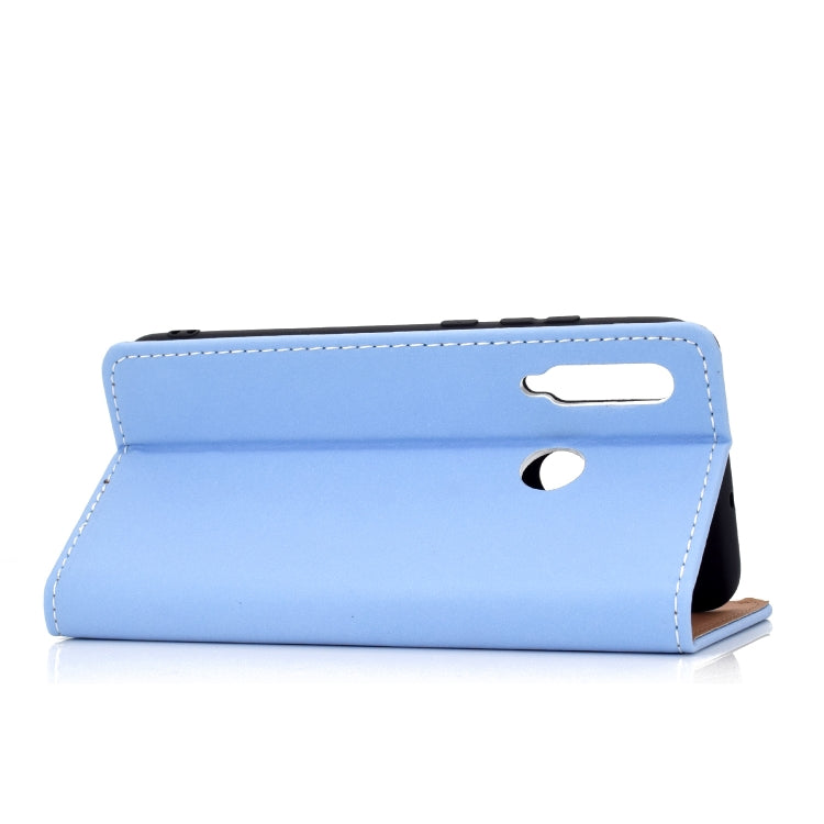 For Huawei Honor 10i Solid Color Frosted Magnetic Horizontal Flip Leather Case with Card Slots & Holder