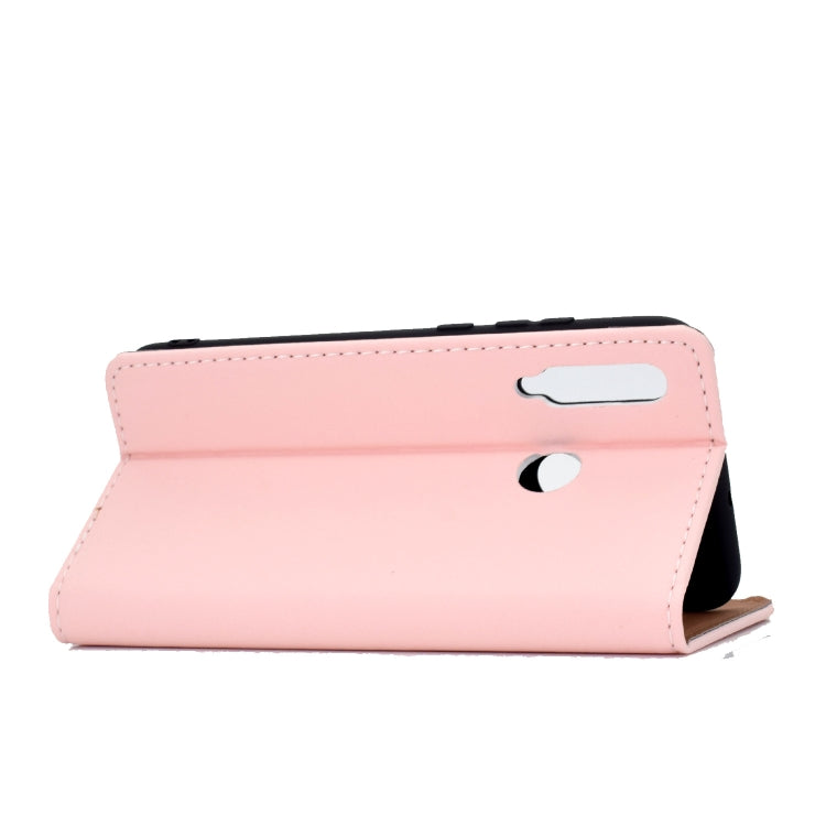 For Huawei Honor 10i Solid Color Frosted Magnetic Horizontal Flip Leather Case with Card Slots & Holder
