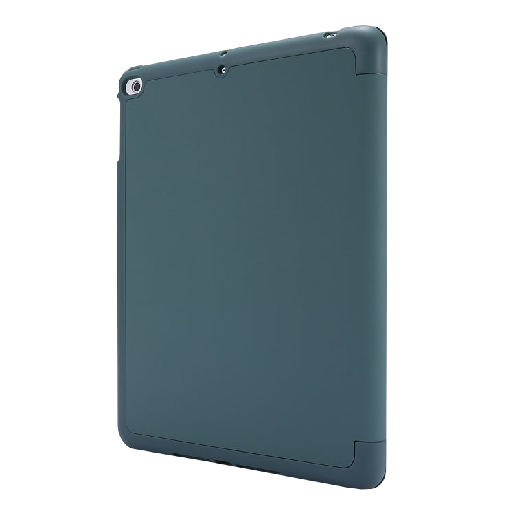 Skin Feel Pen Holder Tri-fold Tablet Leather Case For iPad Air 2 / Air / 9.7 2018 / 9.7 2017
