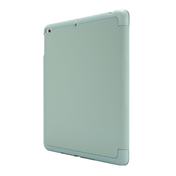 Skin Feel Pen Holder Tri-fold Tablet Leather Case For iPad Air 2 / Air / 9.7 2018 / 9.7 2017