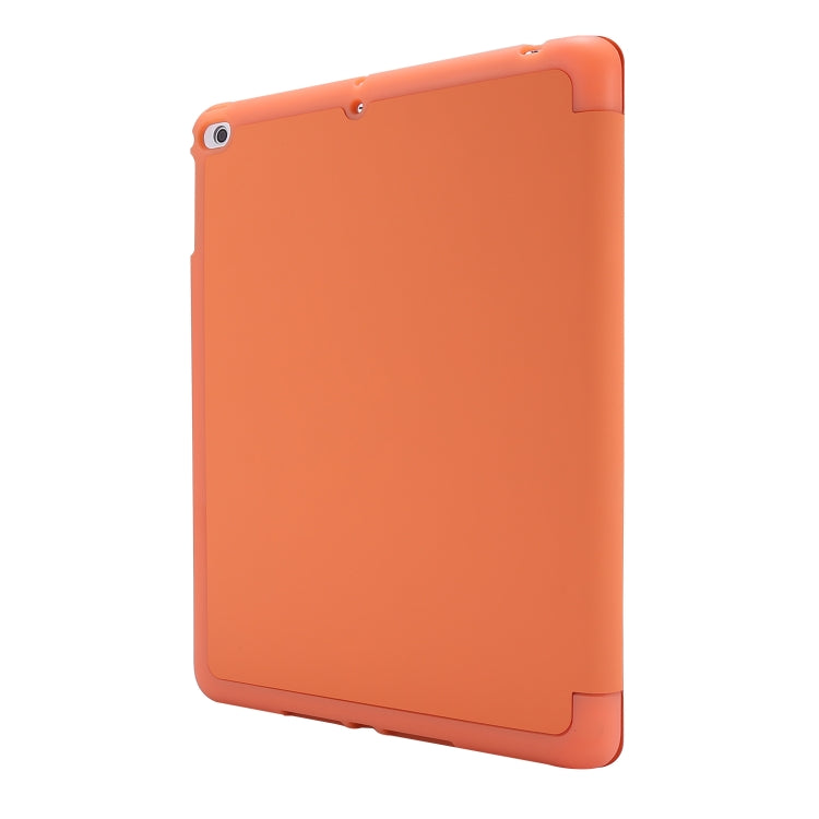 Skin Feel Pen Holder Tri-fold Tablet Leather Case For iPad Air 2 / Air / 9.7 2018 / 9.7 2017
