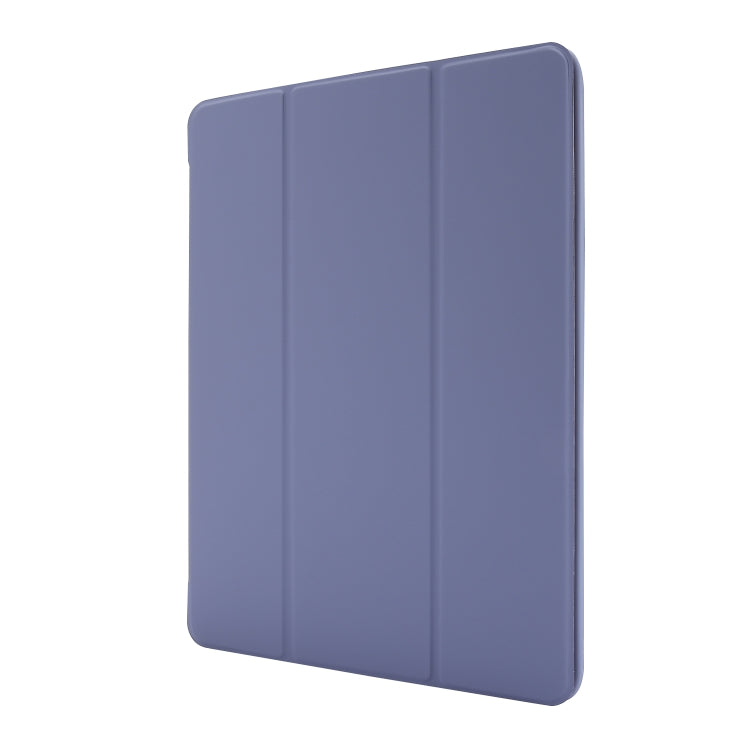 Skin Feel Pen Holder Tri-fold Tablet Leather Case For iPad Air 2 / Air / 9.7 2018 / 9.7 2017