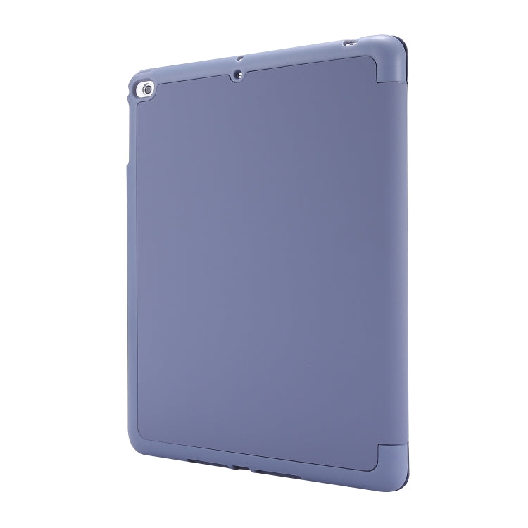 Skin Feel Pen Holder Tri-fold Tablet Leather Case For iPad Air 2 / Air / 9.7 2018 / 9.7 2017