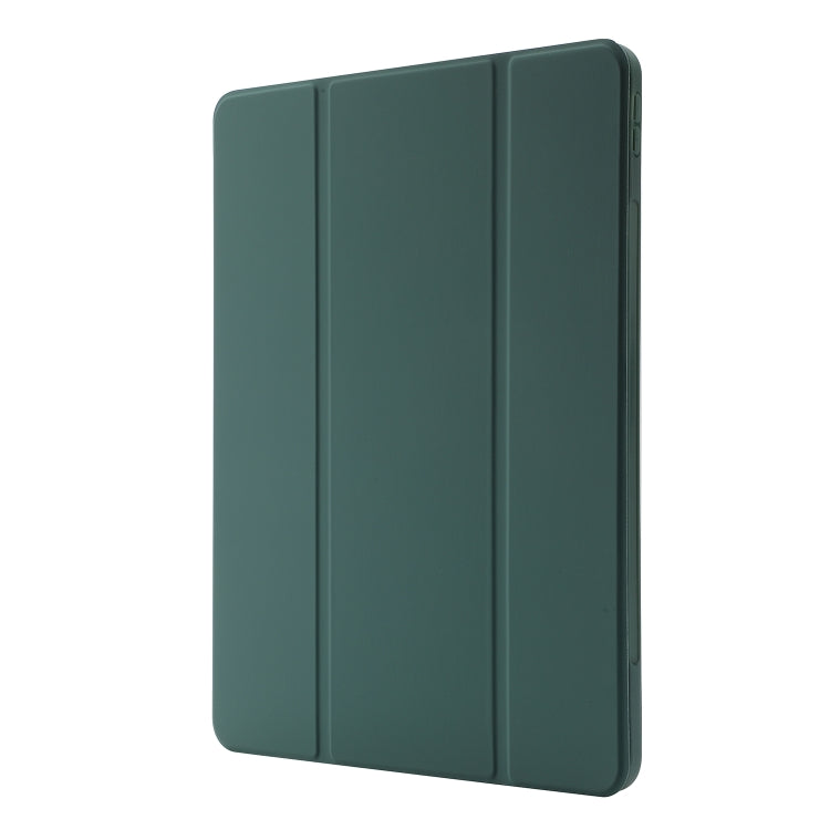 Skin Feel Pen Holder Tri-fold Tablet Leather Case For iPad Pro 11 2022 / 2021 / 2020 / 2018