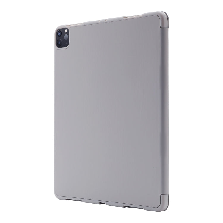Skin Feel Pen Holder Tri-fold Tablet Leather Case For iPad Pro 11 2022 / 2021 / 2020 / 2018