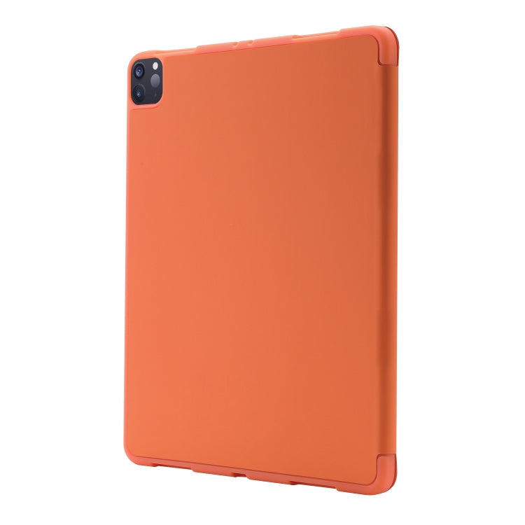 Skin Feel Pen Holder Tri-fold Tablet Leather Case For iPad Pro 11 2022 / 2021 / 2020 / 2018