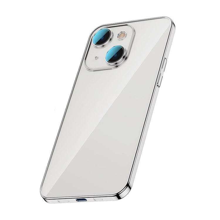 For iPhone 13 Glass Lens Protection PC Electroplating Phone Case