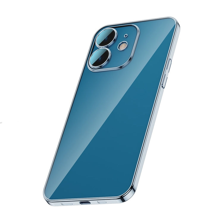 For iPhone 12 Glass Lens Protection PC Electroplating Phone Case