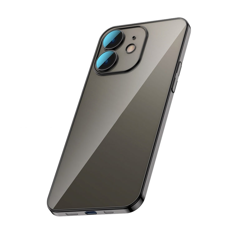 For iPhone 12 Glass Lens Protection PC Electroplating Phone Case