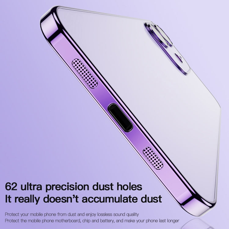 For iPhone 12 Glass Lens Protection PC Electroplating Phone Case